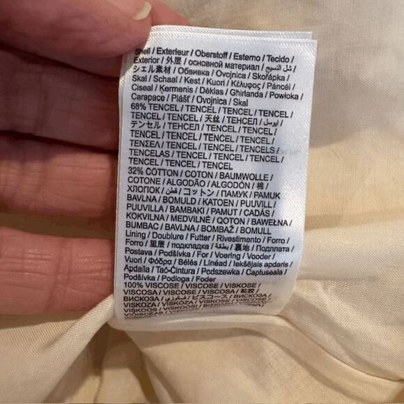 NWT Farm Rio Ainika Tapestry Yellow One Shoulder Maxi Dress Seashell Size Small - Picture 16 of 16